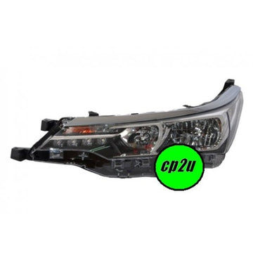 LEFT HEAD LIGHT TO SUIT TOYOTA COROLLA ZRE172 SEDAN ASCENT SX 11/2016–9/2019