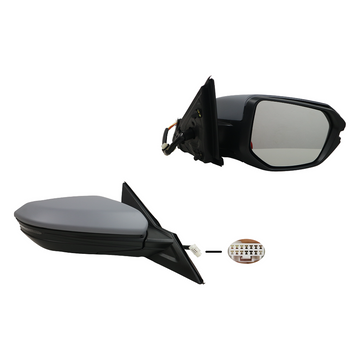 RIGHT FRONT DOOR MIRROR TO SUIT HONDA CIVIC FC FK 6/2016–10/2021