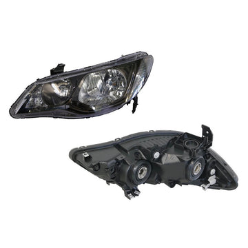 LEFT HEAD LIGHT TO SUIT HONDA CIVIC FD SEDAN 1/2009–2/2012
