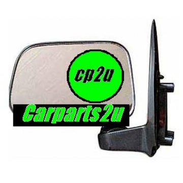LEFT FRONT DOOR MIRROR TO SUIT TOYOTA HILUX 2WD 4WD UTILITY 8/1997–9/2001