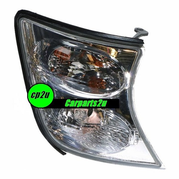 LEFT FRONT CORNER LIGHT TO SUIT NISSAN PATROL GU Y61 9/2001–8/2007