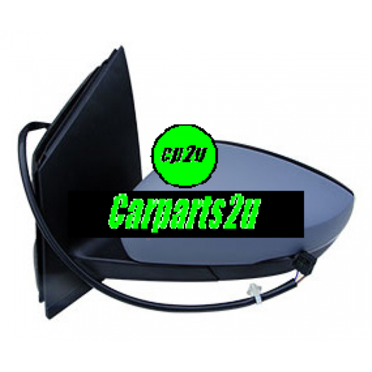 LEFT FRONT DOOR MIRROR TO SUIT VOLKSWAGEN POLO 6R 5/2010–7/2014