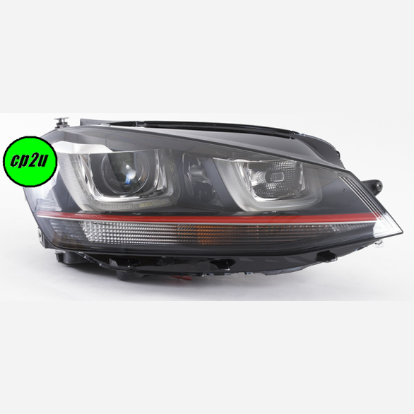 LEFT HEAD LIGHT TO SUIT VOLKSWAGEN GOLF 7TH GTI 4/2013–7/2017