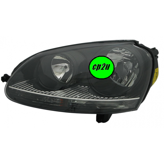 LEFT HEAD LIGHT TO SUIT VOLKSWAGEN GOLF 5TH 7/2004–2/2009