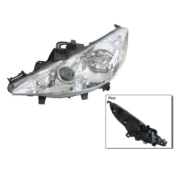 LEFT HEAD LIGHT TO SUIT PEUGEOT 207 A7 7/2007–11/2009