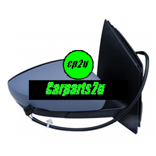 RIGHT FRONT DOOR MIRROR TO SUIT VOLKSWAGEN POLO 6R 5/2010–7/2014