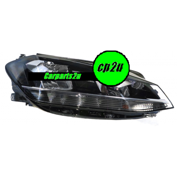 RIGHT HEAD LIGHT TO SUIT VOLKSWAGEN GOLF 7 7/2017–12/2020