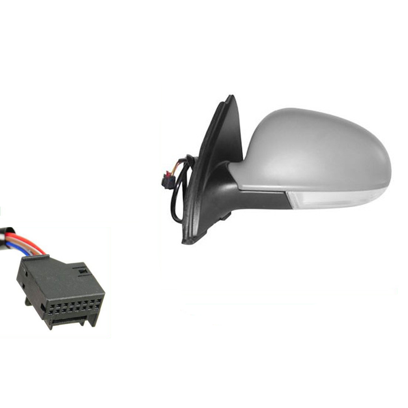 LEFT FRONT DOOR MIRROR TO SUIT VOLKSWAGEN GOLF 6TH 2/2009–3/2013