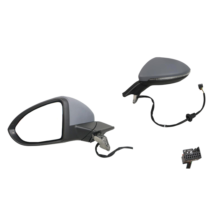 LEFT FRONT DOOR MIRROR TO SUIT VOLKSWAGEN GOLF 7TH 4/2013–7/2017