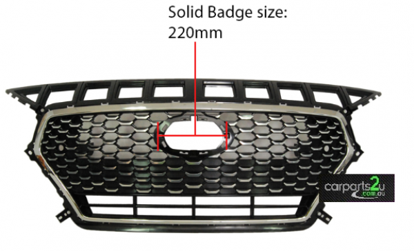 To suit HYUNDAI I30 I30 PD  GRILLE - New quality car parts & auto spares online Australia wide with the convenience of shopping from your own home. Carparts 2U Penrith Sydney