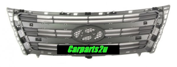 To suit HYUNDAI ILOAD / IMAX I40 VF  GRILLE - New quality car parts & auto spares online Australia wide with the convenience of shopping from your own home. Carparts 2U Penrith Sydney