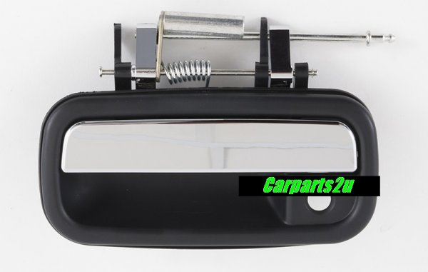 TO SUIT TOYOTA PRADO PRADO 95 SERIES  DOOR HANDLE  LEFT - BRAND NEW LEFT HAND SIDE FRONT OUTER DOOR HANDLE TO SUIT TOYOTA PRADO 95 SERIES MODELS BETWEEN 4/1996 - 9/2002 
 - New quality car parts & auto spares online Australia wide with the convenience of shopping from your own home. Carparts 2U Penrith Sydney