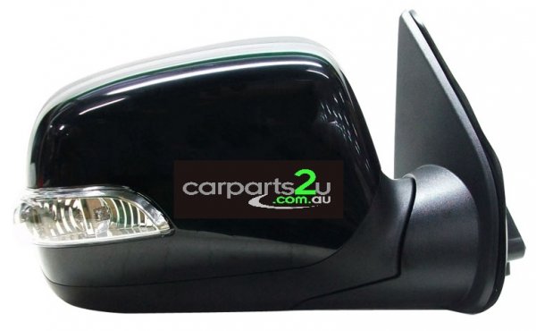 TO SUIT HOLDEN COLORADO COLORADO UTE RC  FRONT DOOR MIRROR  RIGHT - BRAND NEW RIGHT HAND SIDE ELECTRIC DOOR MIRROR WITH INDICATOR TO SUIT HOLDEN COLORADO RC (06/2008-05/2012)
 - New quality car parts & auto spares online Australia wide with the convenience of shopping from your own home. Carparts 2U Penrith Sydney