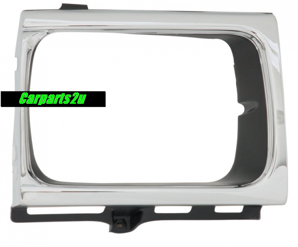 TO SUIT TOYOTA HILUX HILUX UTE 4WD  HEAD LIGHT RIM  RIGHT - BRAND NEW CHROME RIGHT HAND SIDE HEAD LIGHT RIM TO SUIT TOYOTA HILUX 4WD MODELS BETWEEN 11/1991-8/1997 ONLY ***
 - New quality car parts & auto spares online Australia wide with the convenience of shopping from your own home. Carparts 2U Penrith Sydney