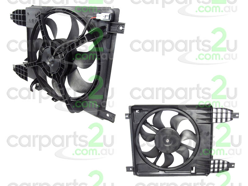 To suit HOLDEN BARINA TK SEDAN  RADIATOR FAN ASSEMBLY - New quality car parts & auto spares online Australia wide with the convenience of shopping from your own home. Carparts 2U Penrith Sydney