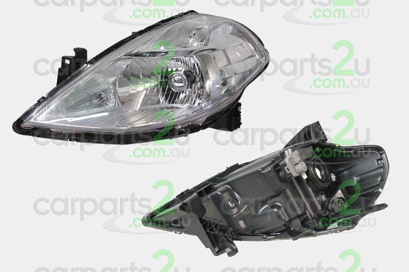 To suit NISSAN TIIDA C11  HEAD LIGHT - New quality car parts & auto spares online Australia wide with the convenience of shopping from your own home. Carparts 2U Penrith Sydney