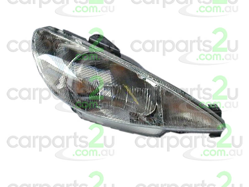 To suit PEUGEOT 206 206  HEAD LIGHT - New quality car parts & auto spares online Australia wide with the convenience of shopping from your own home. Carparts 2U Penrith Sydney