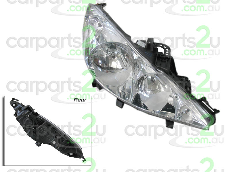 To suit PEUGEOT 207 207  HEAD LIGHT - New quality car parts & auto spares online Australia wide with the convenience of shopping from your own home. Carparts 2U Penrith Sydney