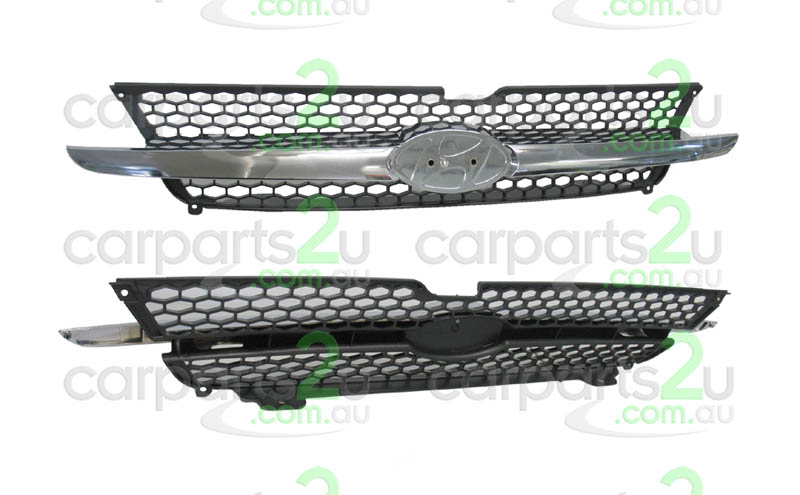 To suit HYUNDAI GETZ MC  GRILLE - New quality car parts & auto spares online Australia wide with the convenience of shopping from your own home. Carparts 2U Penrith Sydney