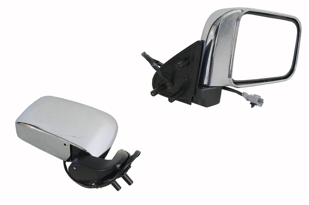  FRONT DOOR MIRROR RIGHT BRAND NEW RIGHT HAND SIDE FRONT DOOR MIRROR TO SUIT NISSAN NAVARA D22 MODELS BETWEEN 10/2001-04/2015(BLACK ELECTRIC BASE MIRROR WITH CHROME COVER/HEAD)
 - Open 24hrs 365 days a year - our commitment is to provide new quality spare car parts nationally with the convenience of our online auto parts shopping store in the privacy of your own home.