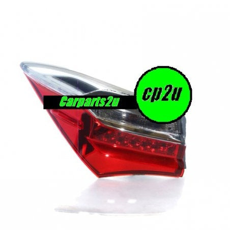 LEFT TAIL LIGHT TO SUIT TOYOTA COROLLA ZRE172 SEDAN 11/2016–9/2019