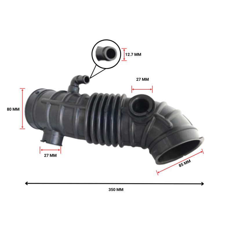 AIR CLEANER HOSE TO SUIT KIA CARNIVAL VQ 1/2006–1/2015