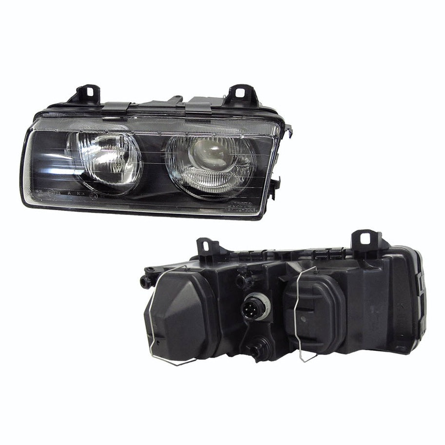 LEFT HEAD LIGHT TO SUIT BMW 3 SERIES E36 11/1993–8/1998