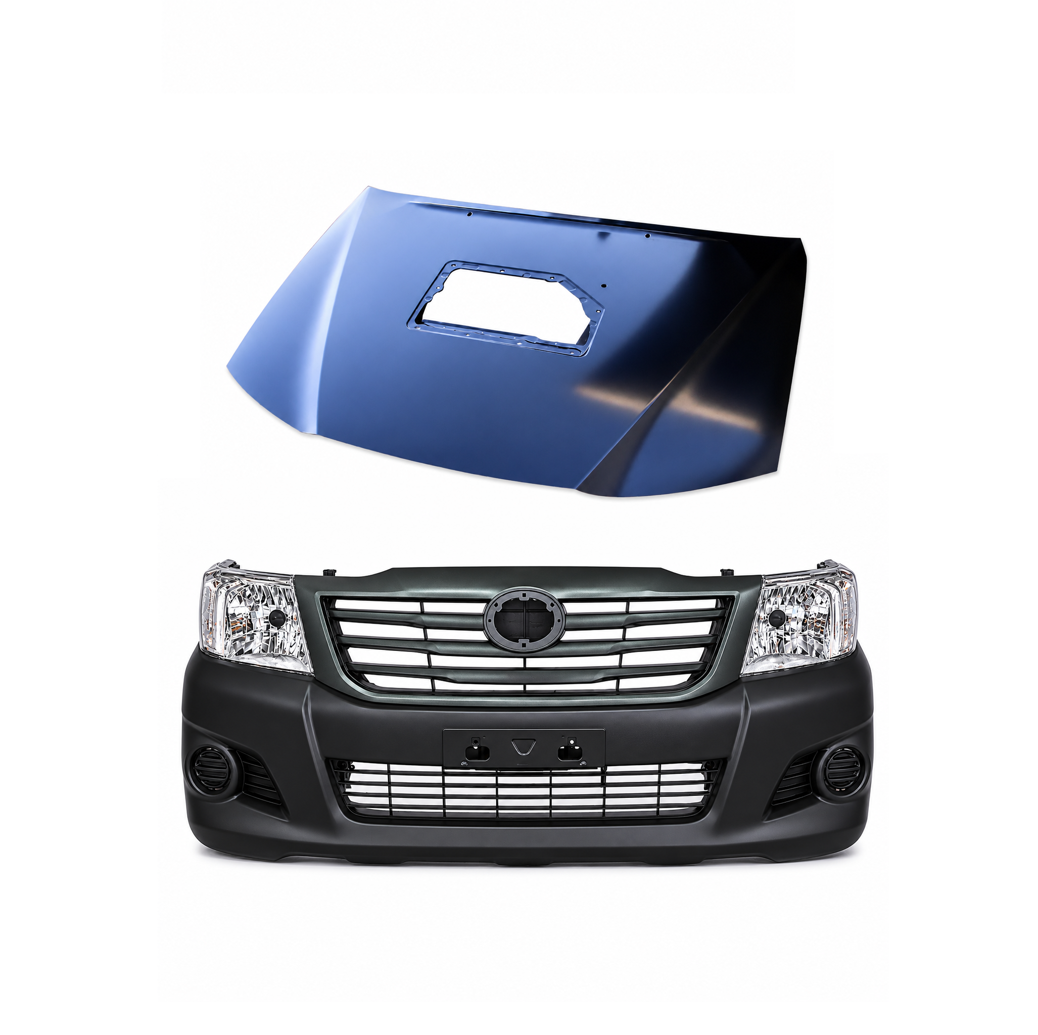 FRONT END FACELIFT KIT TO SUIT TOYOTA HILUX N70 MODELS BETWEEN 2/2005-4/2015 W/DIESEL BONNET