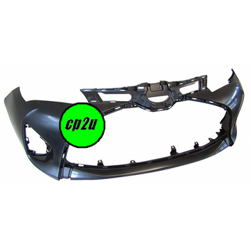 FRONT BUMPER TO SUIT TOYOTA YARIS HATCH 7/2014–7/2017