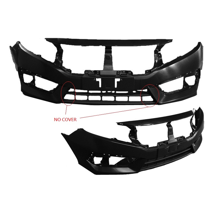 FRONT BUMPER TO SUIT HONDA CIVIC FC FK 6/2016–12/2018