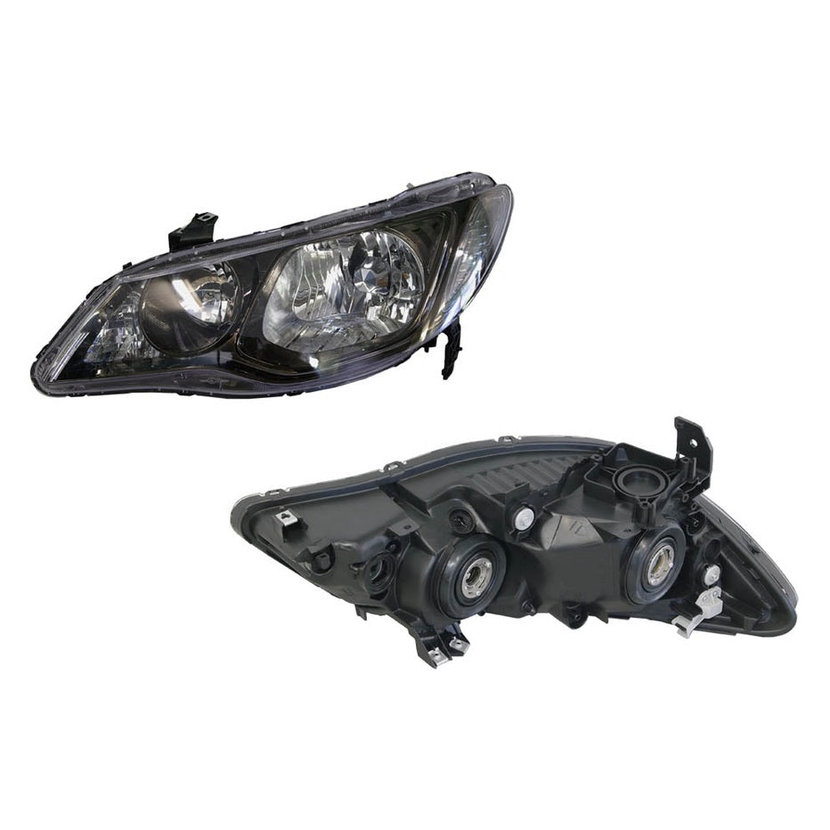 LEFT HEAD LIGHT TO SUIT HONDA CIVIC FD SEDAN 1/2009–2/2012
