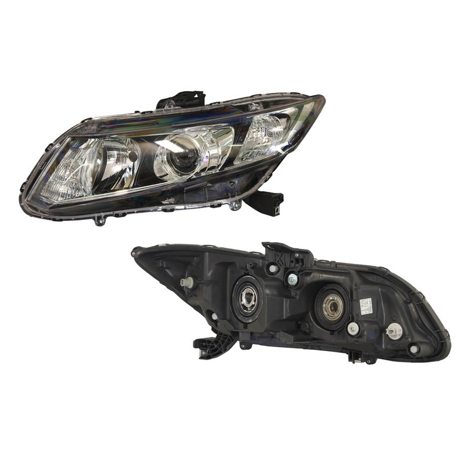 LEFT HEAD LIGHT TO SUIT HONDA CIVIC FB SEDAN 2/2012–5/2016