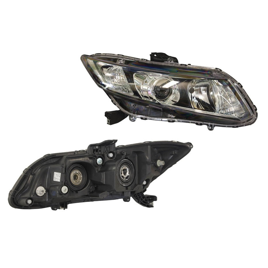 RIGHT HEAD LIGHT TO SUIT HONDA CIVIC FB SEDAN 2/2012–5/2016