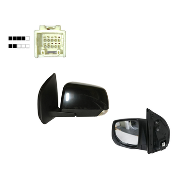 LEFT FRONT DOOR MIRROR TO SUIT HOLDEN COLORADO RG 6/2012–9/2016