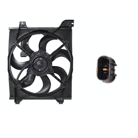 RADIATOR FAN ASSEMBLY TO SUIT KIA RIO JB 5/2005–6/2011