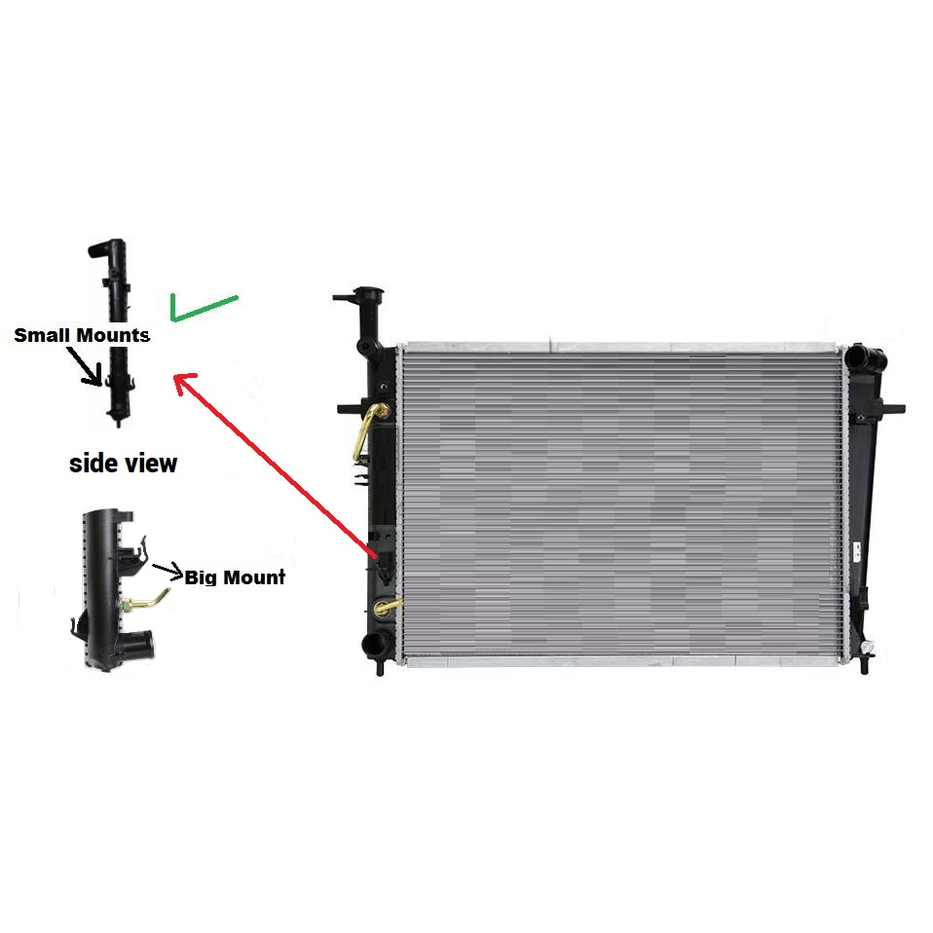 RADIATOR TO SUIT KIA SPORTAGE KM KM2 4/2005–5/2010