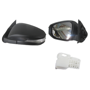 LEFT FRONT DOOR MIRROR TO SUIT TOYOTA HILUX UTILITY 5/2015–CURRENT