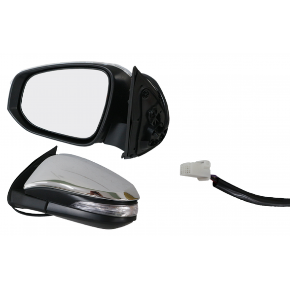 LEFT FRONT DOOR MIRROR TO SUIT TOYOTA HILUX UTILITY 5/2015–CURRENT