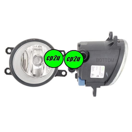LEFT FOG LIGHT TO SUIT TOYOTA YARIS SEDAN 1/2006–CURRENT