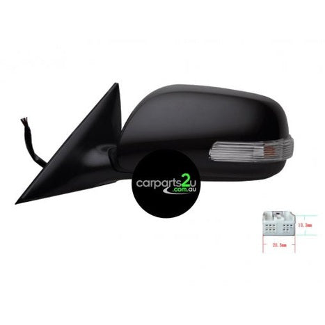LEFT FRONT DOOR MIRROR TO SUIT TOYOTA AURION GSV40 SEDAN 10/2006–8/2009