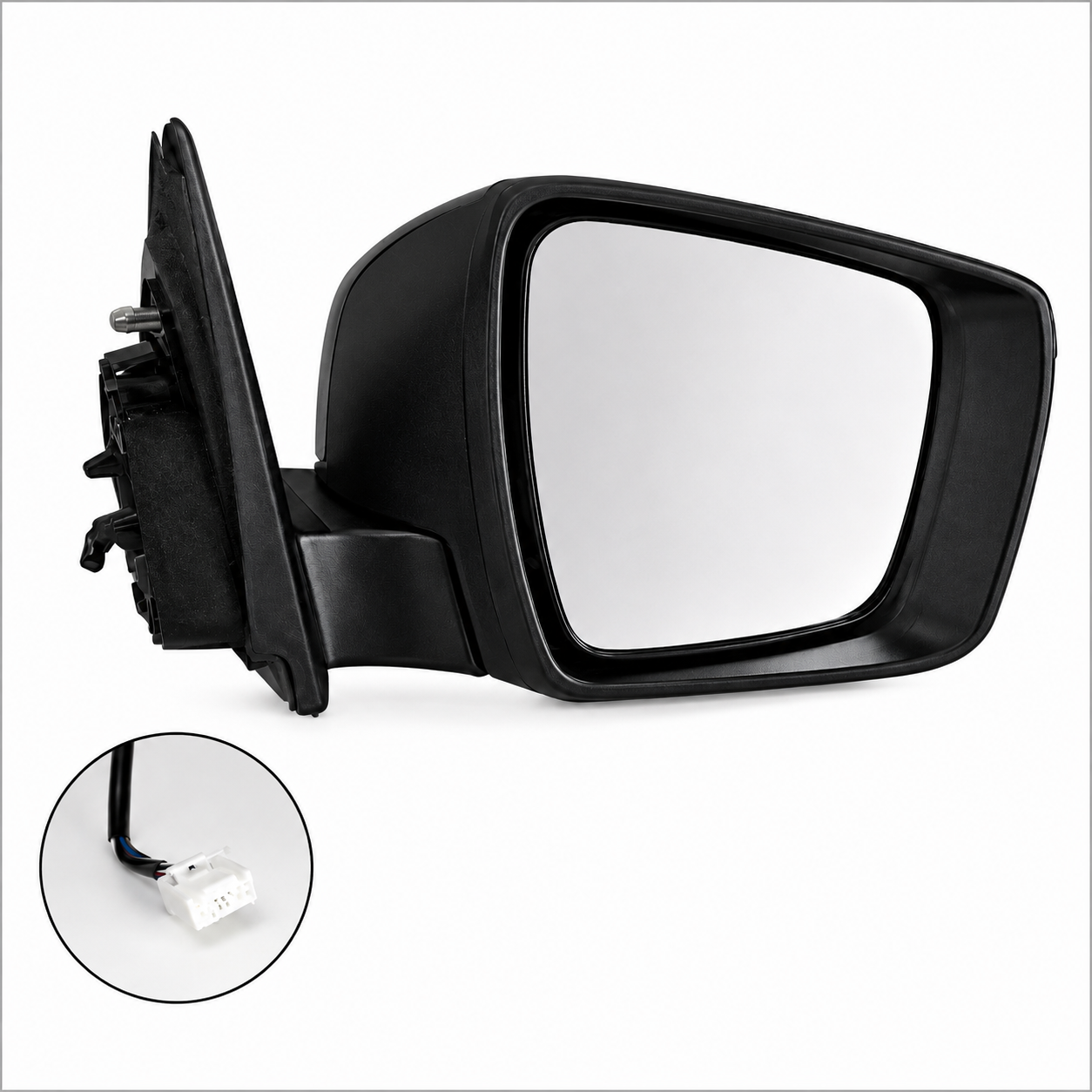 RIGHT FRONT DOOR MIRROR TO SUIT MAZDA BT-50 UTE TF MODELS BETWEEN 7/2020-5/2024 (NO AUTO FOLD W/BLIND SPOT 7PINS)