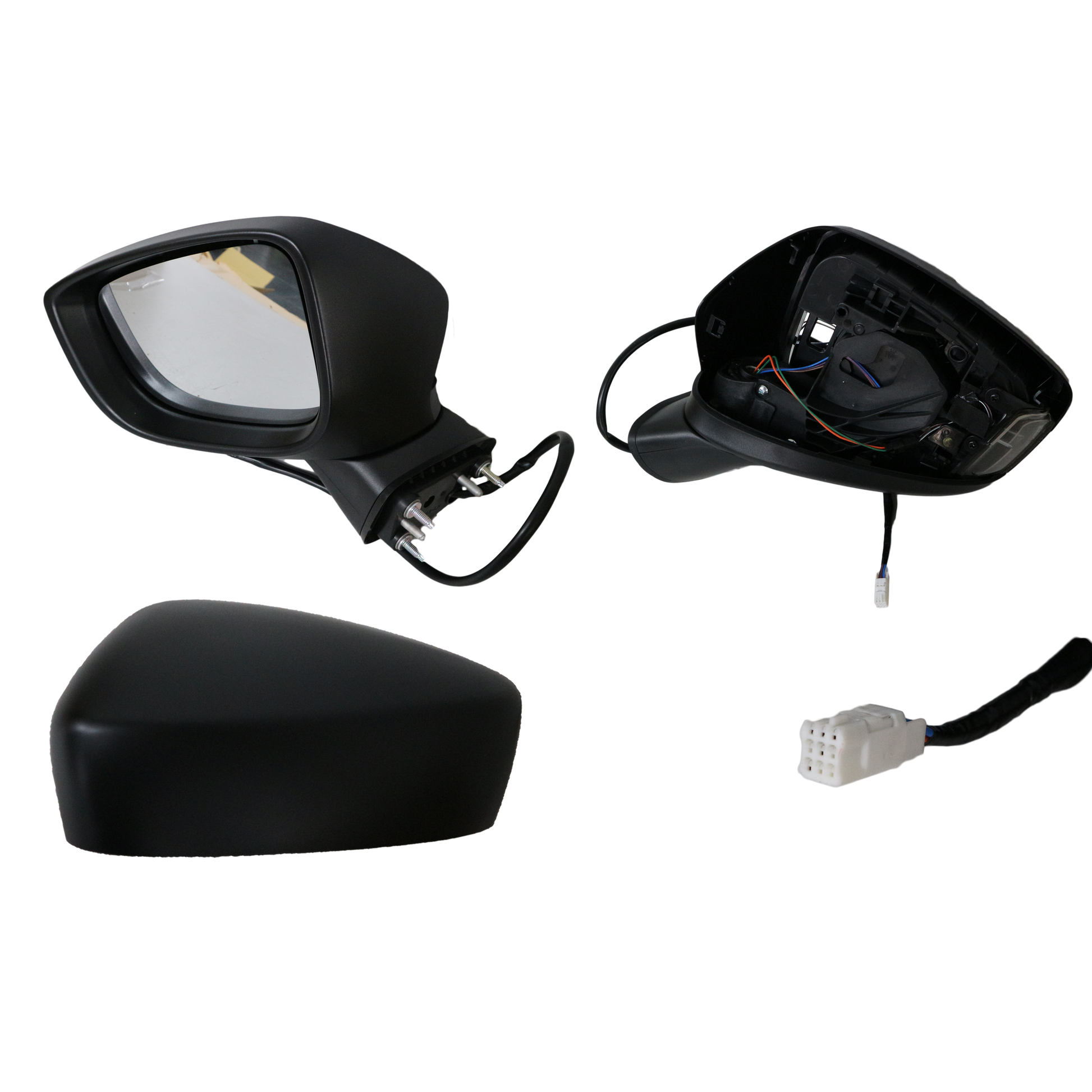 LEFT FRONT DOOR MIRROR TO SUIT MAZDA 2 DJ 10/2014–3/2017