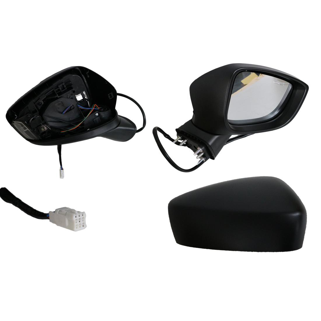 RIGHT FRONT DOOR MIRROR TO SUIT MAZDA 2 DJ 10/2014–3/2017