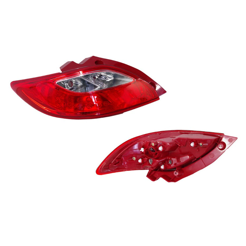 LEFT TAIL LIGHT TO SUIT MAZDA 2 DE 5 DOOR HATCH 9/2007–9/2014