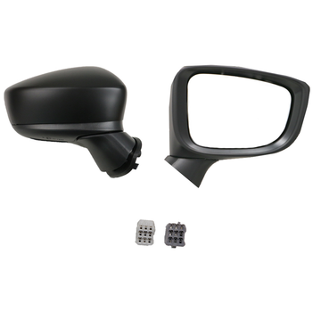 RIGHT FRONT DOOR MIRROR TO SUIT MAZDA 3 BM 1/2014–7/2016