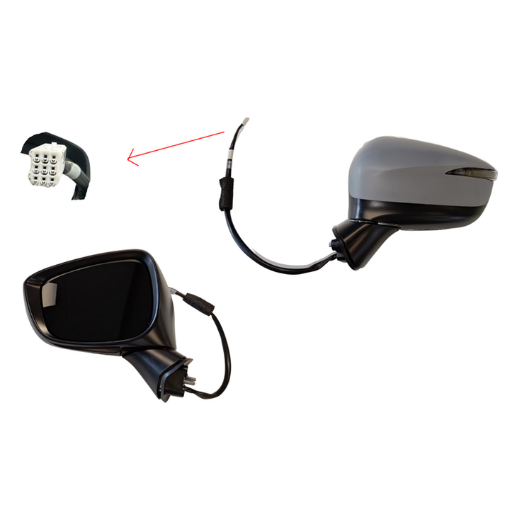LEFT FRONT DOOR MIRROR TO SUIT MAZDA CX-3 DK DKII 3/2015–4/2017