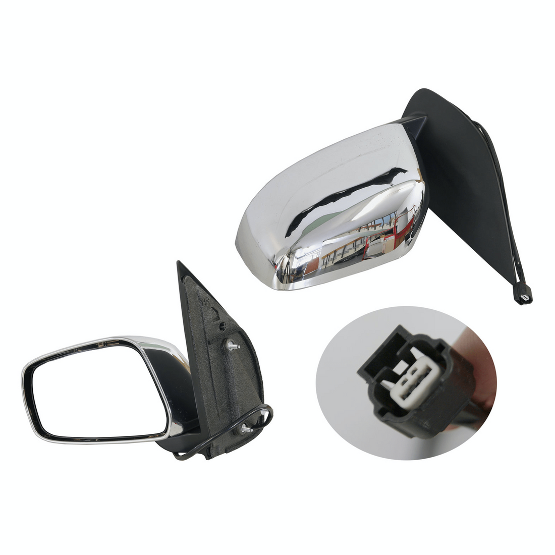 LEFT FRONT DOOR MIRROR TO SUIT NISSAN NAVARA D40M D40T 5/2005–4/2015