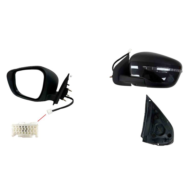 LEFT FRONT DOOR MIRROR TO SUIT NISSAN NAVARA NP300 4/2015–1/2021