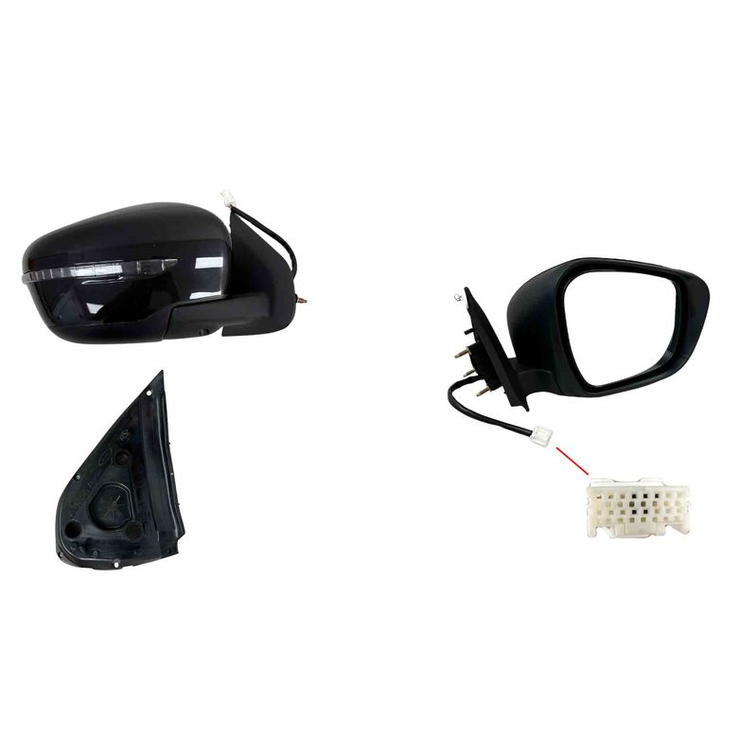 RIGHT FRONT DOOR MIRROR TO SUIT NISSAN NAVARA NP300 4/2015–1/2021