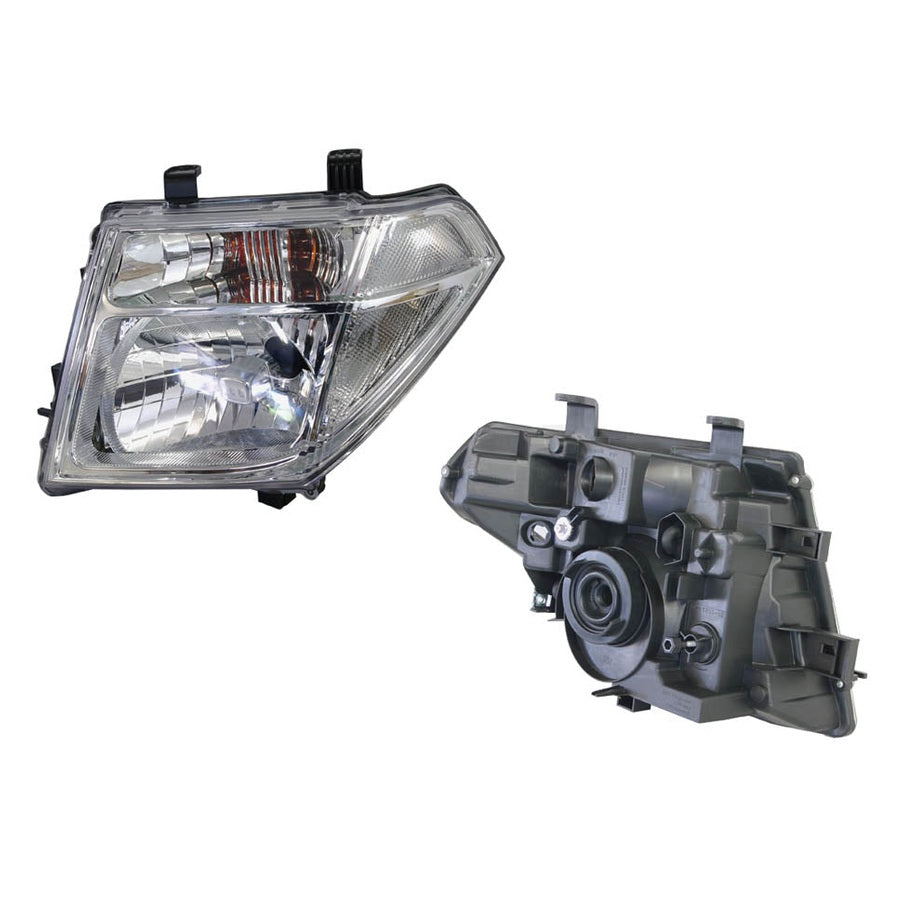 LEFT HEAD LIGHT TO SUIT NISSAN NAVARA D40M 5/2005–6/2007 & PATHFINDER R51 5/2005–6/2007